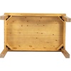 image:imageFlash Furniture Hercules Series 60 x 38 Rectangular Rustic Solid Pine Restaurant Table Antique Farmhouse Dining Table for Kitchens and RestaurantsLight Natural