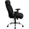image:imageFlash Furniture Hercules Series Big amp Tall LeatherSoft Swivel Office Chair Ergonomic HighBack Executive Chair with Full Headrest Padded Seat BlackBlack Fabric