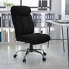 image:imageFlash Furniture Hercules Series Big amp Tall LeatherSoft Swivel Office Chair Ergonomic HighBack Executive Chair with Full Headrest Padded Seat BlackBlack Fabric