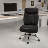 image:imageFlash Furniture Hercules Series Big amp Tall LeatherSoft Swivel Office Chair Ergonomic HighBack Executive Chair with Full Headrest Padded Seat BlackBlack Leathersoft