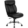 image:imageFlash Furniture Hercules Series Big amp Tall LeatherSoft Swivel Office Chair Ergonomic HighBack Executive Chair with Full Headrest Padded Seat BlackBlack Leathersoft