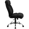 image:imageFlash Furniture Hercules Series Big amp Tall LeatherSoft Swivel Office Chair Ergonomic HighBack Executive Chair with Full Headrest Padded Seat BlackBlack Fabric