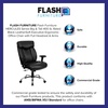 image:imageFlash Furniture Hercules Series Big amp Tall LeatherSoft Swivel Office Chair Ergonomic HighBack Executive Chair with Full Headrest Padded Seat BlackBlack Leathersoft