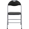 image:imageFlash Furniture Hercules Series Metal Folding Chairs with Carrying Handle Vinyl Upholstered Padded Event Chair Set of 4 Black1 Pack
