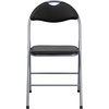 image:imageFlash Furniture Hercules Series Metal Folding Chairs with Carrying Handle Vinyl Upholstered Padded Event Chair Set of 4 BlackSet of 4
