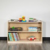 image:imageFlash Furniture Hercules Wooden 5Section School Coat Locker with Bench Cubbies and Storage Hooks Preschool Cubby Organizer 48H x 48L Natural24H x 36L  2 Shelves