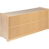 image:imageFlash Furniture Hercules Wooden 5Section School Coat Locker with Bench Cubbies and Storage Hooks Preschool Cubby Organizer 48H x 48L Natural24H x 48L  2 Shelves