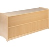 image:imageFlash Furniture Hercules Wooden 5Section School Coat Locker with Bench Cubbies and Storage Hooks Preschool Cubby Organizer 48H x 48L Natural24H x 48L  5 Cubbies