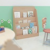 image:imageFlash Furniture Hercules Wooden 5Section School Coat Locker with Bench Cubbies and Storage Hooks Preschool Cubby Organizer 48H x 48L Natural31H  4 Shelves