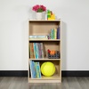 image:imageFlash Furniture Hercules Wooden 5Section School Coat Locker with Bench Cubbies and Storage Hooks Preschool Cubby Organizer 48H x 48L Natural36H  3 Shelves