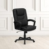 image:imageFlash Furniture High Back Black Leather Executive Swivel Office Chair with Arms