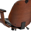 image:imageFlash Furniture High Back Black LeatherSoft Executive Ergonomic Wood Swivel Office Chair with Arms