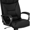 image:imageFlash Furniture High Back Black LeatherSoft Executive Swivel Office Chair with Arms 4925 x 2625 x 25