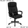 image:imageFlash Furniture High Back Black LeatherSoft Executive Swivel Office Chair with Arms 4925 x 2625 x 25
