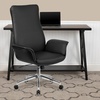 image:imageFlash Furniture High Back Black LeatherSoft Executive Swivel Office Chair with Flared Arms