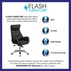 image:imageFlash Furniture High Back Black LeatherSoft Executive Swivel Office Chair with Lumbar Pillow and Arms