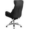 image:imageFlash Furniture High Back Black LeatherSoft Executive Swivel Office Chair with Lumbar Pillow and Arms