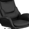image:imageFlash Furniture High Back Black LeatherSoft Executive Swivel Office Chair with Lumbar Pillow and Arms