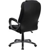 image:imageFlash Furniture High Back Black LeatherSoft Executive Swivel Office Chair with Titanium Nylon Base and Arms