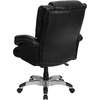 image:imageFlash Furniture High Back Black LeatherSoft OverStuffed Executive Swivel Ergonomic Office Chair with Fully Upholstered Arms