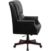 image:imageFlash Furniture High Back Pillow Back Burgundy LeatherSoft Executive Swivel Office Chair with ArmsBlack