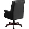 image:imageFlash Furniture High Back Pillow Back Burgundy LeatherSoft Executive Swivel Office Chair with ArmsBlack