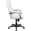 image:imageFlash Furniture High Back White LeatherSoft Executive Swivel Ergonomic Office Chair with Memory Foam Padding and ArmsWhite