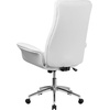 image:imageFlash Furniture High Back White LeatherSoft Executive Swivel Office Chair with Flared Arms