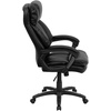 image:imageFlash Furniture Iris High Back Black LeatherSoft Executive Swivel Ergonomic Office Chair with Plush Headrest Extensive Padding and Arms