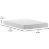 image:imageFlash Furniture Jasmine 8 Inch Green Tea Memory Foam Mattress  Charcoal Infused  Supportive Pressure Relief  CertiPURUS Certified Foam  Twin Mattress in a Box WhiteFull