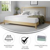image:imageFlash Furniture Jasmine 8 Inch Green Tea Memory Foam Mattress  Charcoal Infused  Supportive Pressure Relief  CertiPURUS Certified Foam  Twin Mattress in a Box WhiteKing