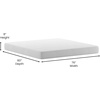 image:imageFlash Furniture Jasmine 8 Inch Green Tea Memory Foam Mattress  Charcoal Infused  Supportive Pressure Relief  CertiPURUS Certified Foam  Twin Mattress in a Box WhiteKing