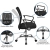 image:imageFlash Furniture Jenkins MidBack Black Mesh Swivel Task Office Chair with Lumbar Support Band and Arms