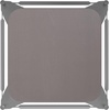 image:imageFlash Furniture Kai Commercial Grade IndoorOutdoor Bar Height Stool  Black Metal Frame  Black Poly Resin Seat  30 High  BacklessSilverGray