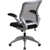 image:imageFlash Furniture Kale MidBack Black Mesh Swivel Ergonomic Task Office Chair with Gray Frame and FlipUp Arms