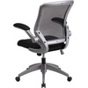 image:imageFlash Furniture Kale MidBack Black Mesh Swivel Ergonomic Task Office Chair with Gray Frame and FlipUp Arms