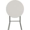 image:imageFlash Furniture Kathryn 315 Round AllOccasion Folding Bar Height Table for Parties and Commercial Events Plastic Bar Height Folding Table White