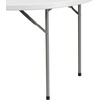 image:imageFlash Furniture Kathryn 4 Round Plastic Folding Event Table for Parties and Trade Shows Portable IndoorOutdoor Event Banquet Table Granite Dark GrayGranite White