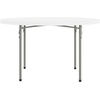 image:imageFlash Furniture Kathryn 4 Round Plastic Folding Event Table for Parties and Trade Shows Portable IndoorOutdoor Event Banquet Table Granite Dark GrayGranite White