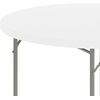 image:imageFlash Furniture Kathryn 4 Round Plastic Folding Event Table for Parties and Trade Shows Portable IndoorOutdoor Event Banquet Table Granite Dark GrayGranite White