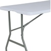 image:imageFlash Furniture Kathryn 497Foot BiFold Granite White Plastic Folding Table
