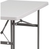 image:imageFlash Furniture Kathryn 4Foot Granite White Plastic Folding Table