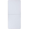 image:imageFlash Furniture Kathryn 5 Rectangular Plastic Folding Event Table with Carrying Handle BiFold Portable Banquet Table for IndoorOutdoor Events White 2725D x 60W x 34H