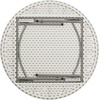 image:imageFlash Furniture Kathryn 5Foot Round Granite White Plastic Folding Table Commercial Grade Round Table for 8 Guests