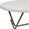 image:imageFlash Furniture Kathryn Commercial Grade 263Foot Round Granite White Plastic Folding TableClassic