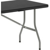 image:imageFlash Furniture Kathryn Commercial Grade 6Foot BiFold Granite Black Plastic Folding TableBlack