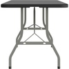 image:imageFlash Furniture Kathryn Commercial Grade 6Foot BiFold Granite Black Plastic Folding TableBlack
