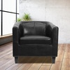 image:imageFlash Furniture Katie Brown LeatherSoft Lounge ChairBlack