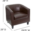 image:imageFlash Furniture Katie Brown LeatherSoft Lounge ChairBrown