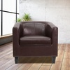 image:imageFlash Furniture Katie Brown LeatherSoft Lounge ChairBrown